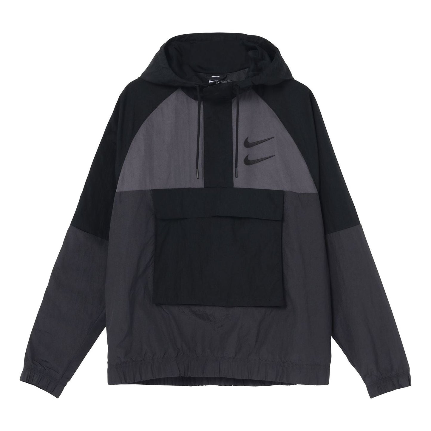 Men's NikeAs Nsw Swoosh Jkt Wvn Nfs Casual Sports Woven Jacket Autumn Black DJ0477-011