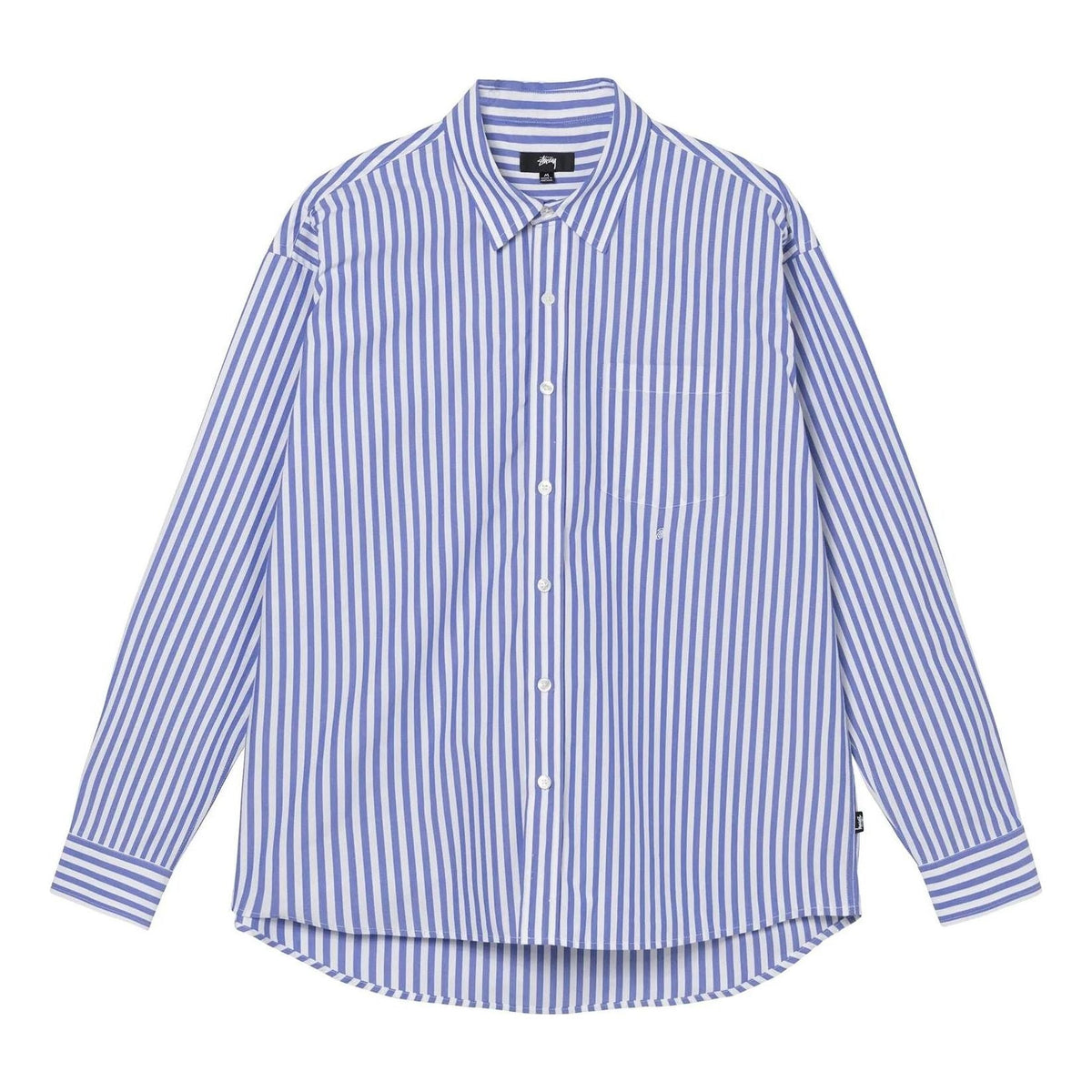 Stussy Classic Poplin Shirt 'Purple' 1110248