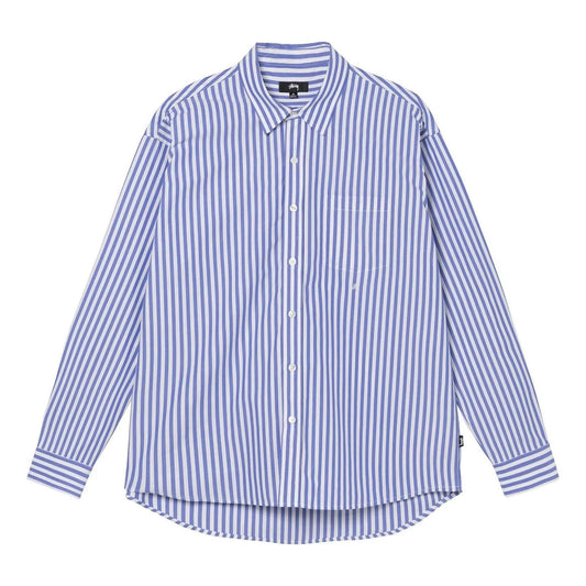 Stussy Classic Poplin Shirt 'Purple' 1110248