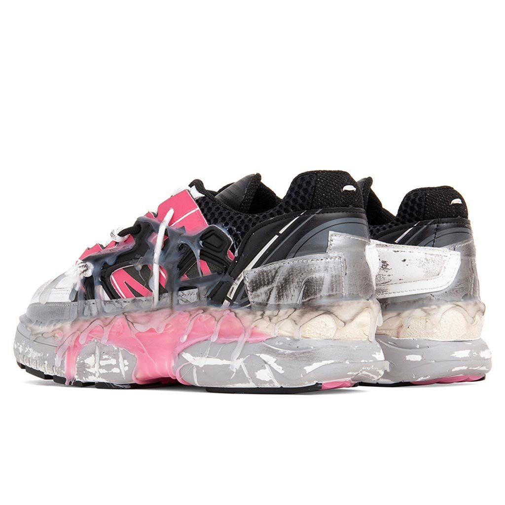 Fusion Sneaker Low Top - Black/White/Pink
