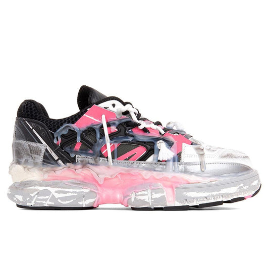 Fusion Sneaker Low Top - Black/White/Pink