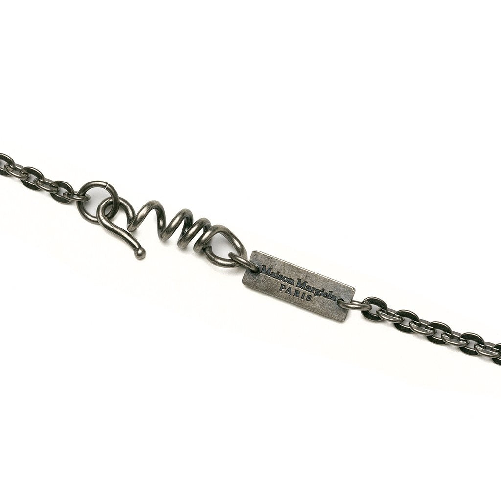 Hand & Crest Necklace - Yellow Gold Plated