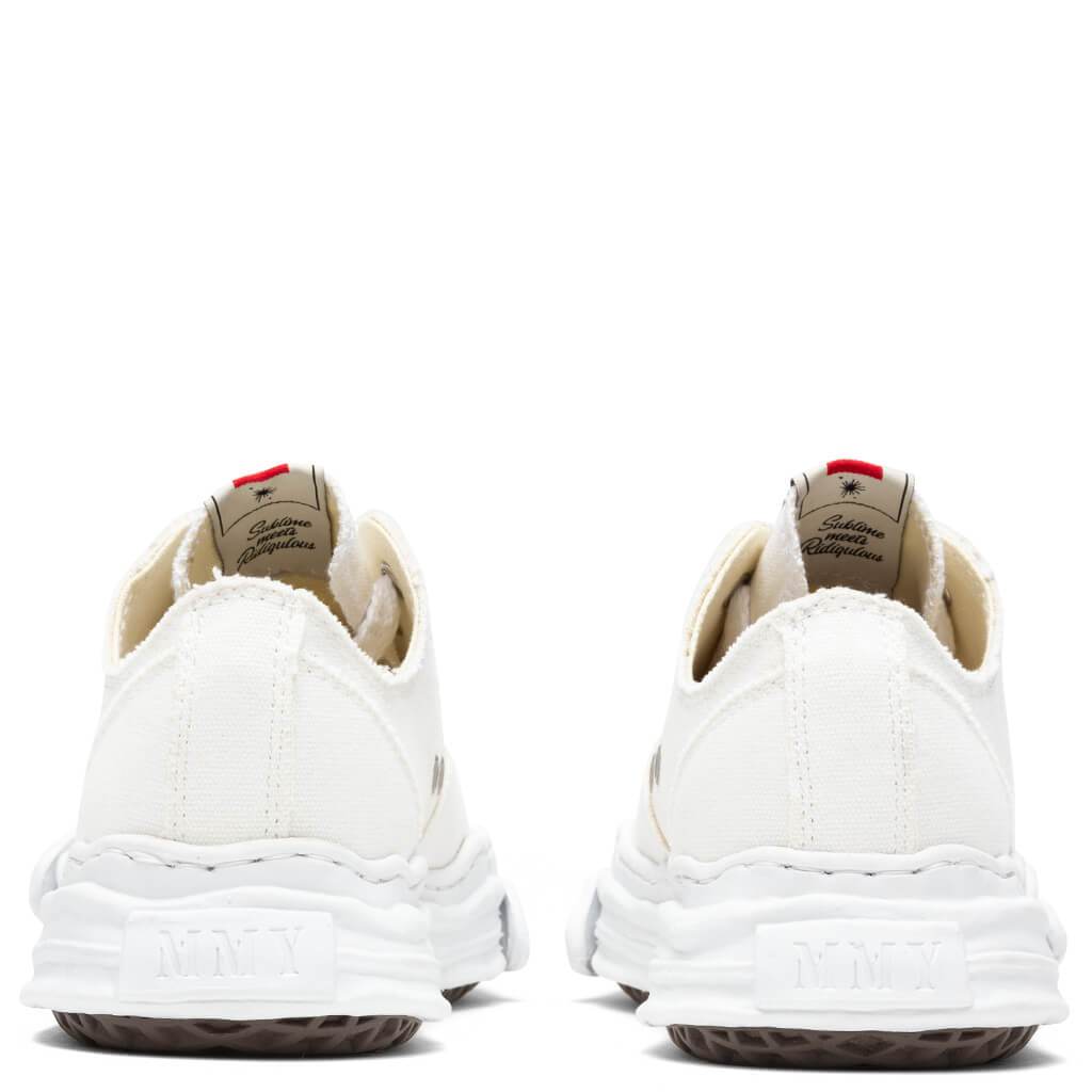 Hank Low OG Sole Toe Cap Canvas Sneaker - White