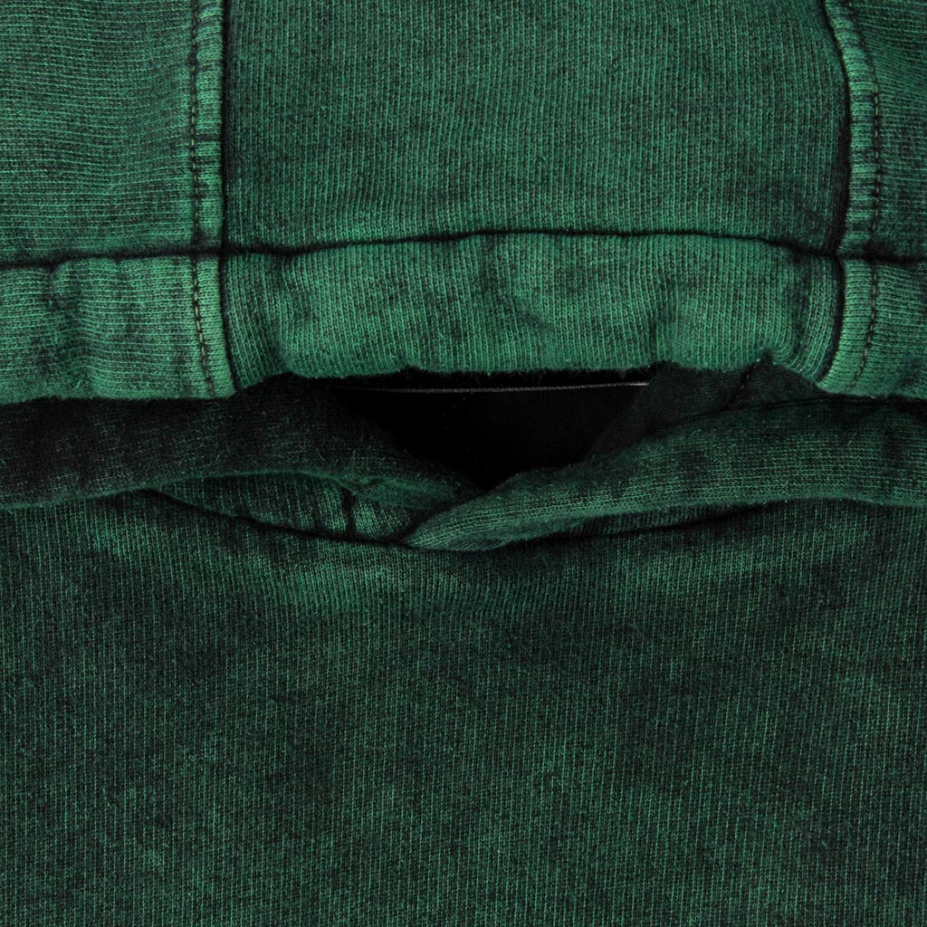 Acid Wash Hoodie - Green
