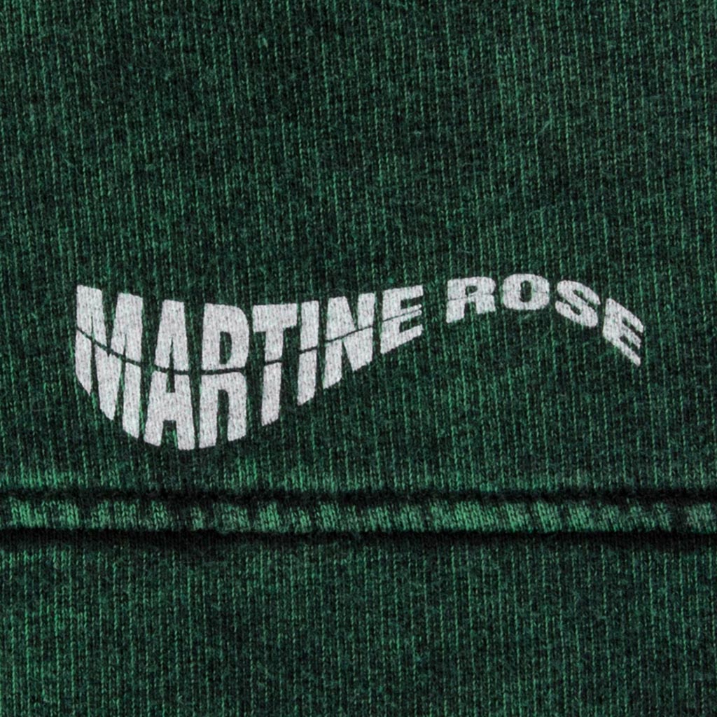 Acid Wash Hoodie - Green