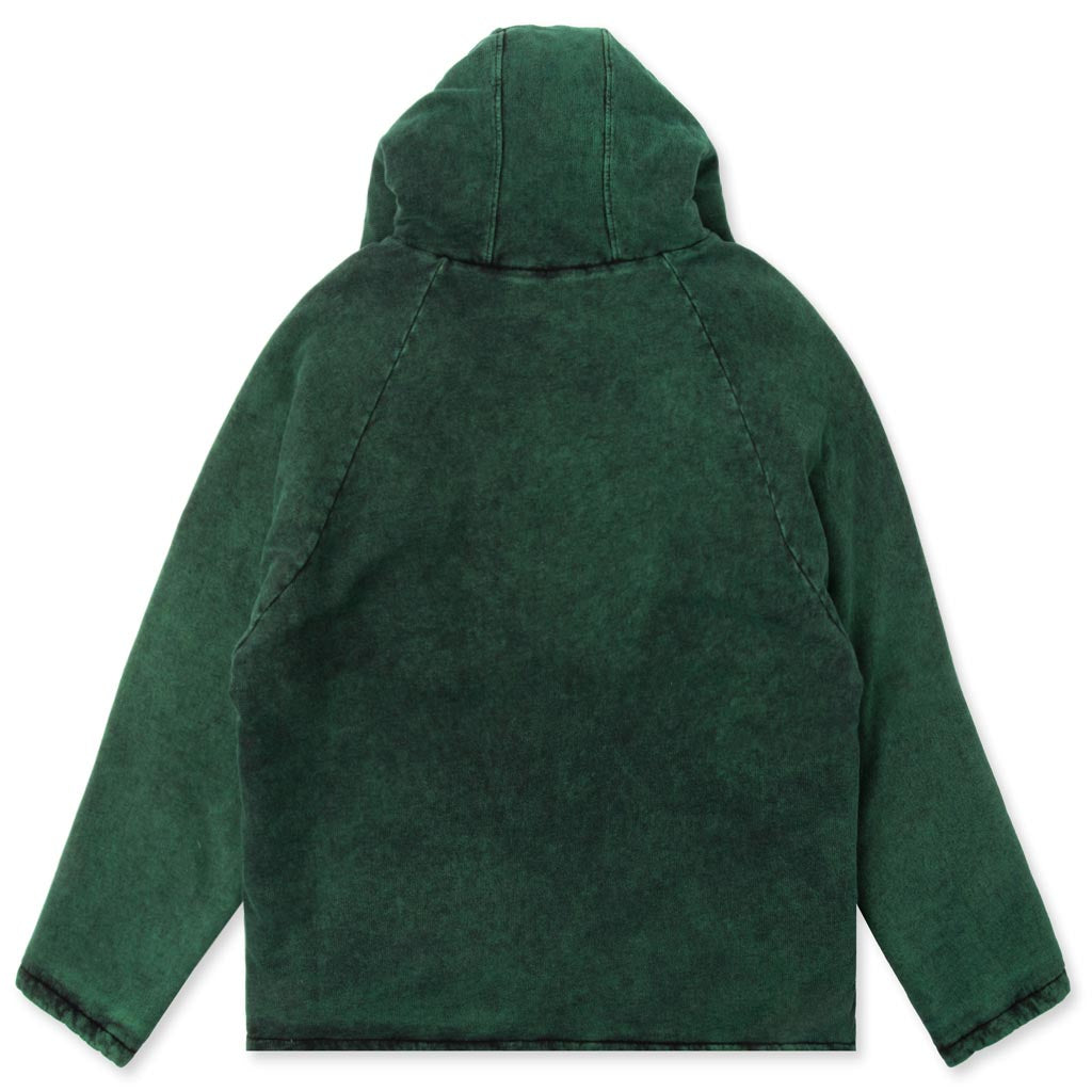 Acid Wash Hoodie - Green