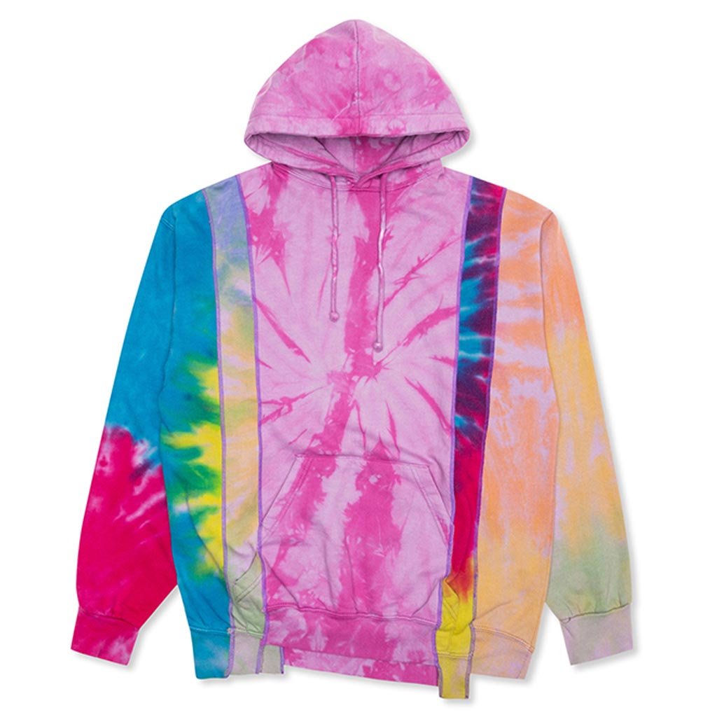 5 Cuts Tie Dye Hoodie - Assorted