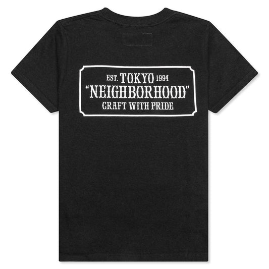 Kid's Bar & Shield C-Tee - Black