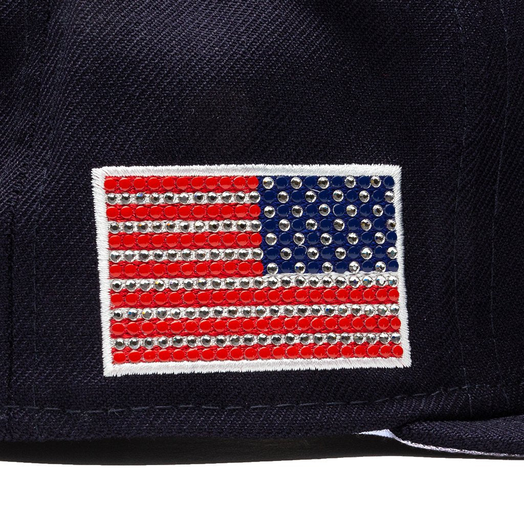 New Era x Swarovski Flag Atlanta Braves 59FIFTY Fitted - Navy