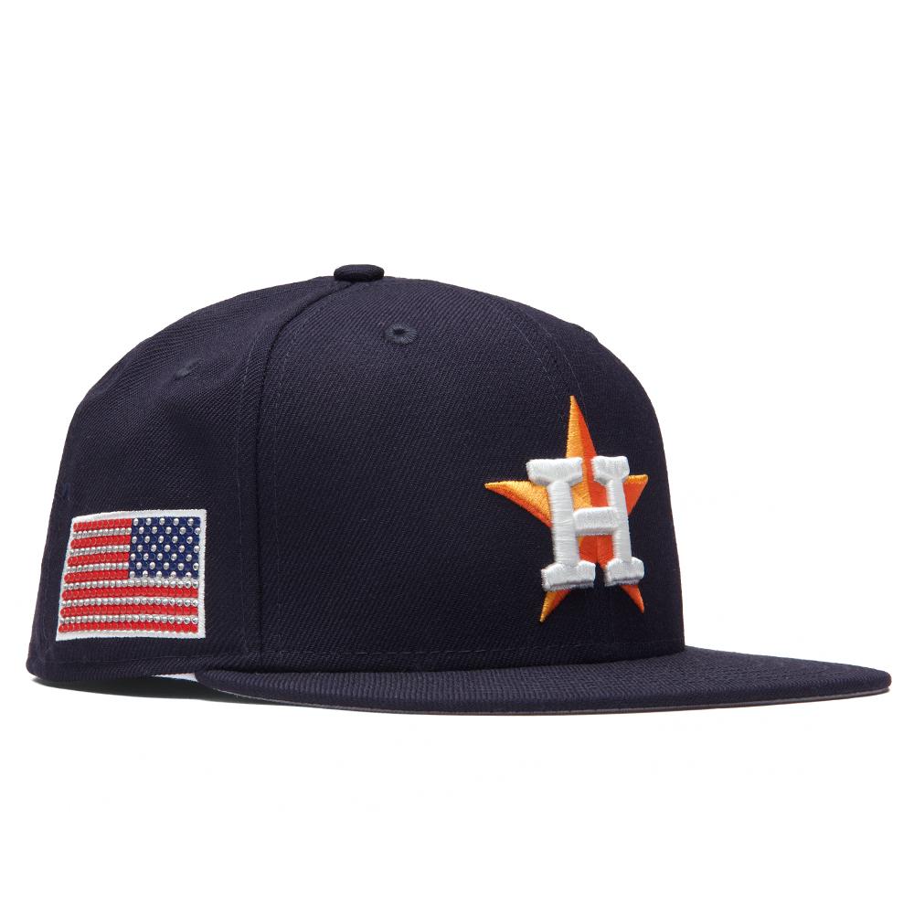New Era x Swarovski Flag Houston Astros 59FIFTY Fitted - Navy