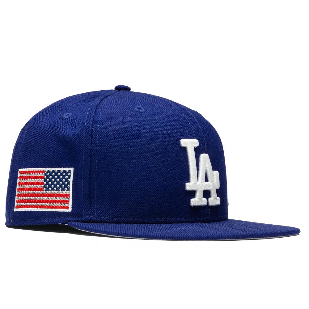 New Era x Swarovski Flag Los Angeles Dodgers 59FIFTY Fitted - Dark Royal