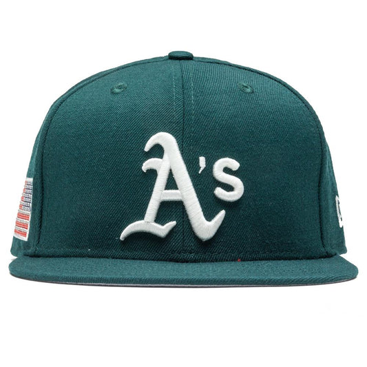 New Era x Swarovski Flag Oakland Athletics 59FIFTY Fitted - Dark Green