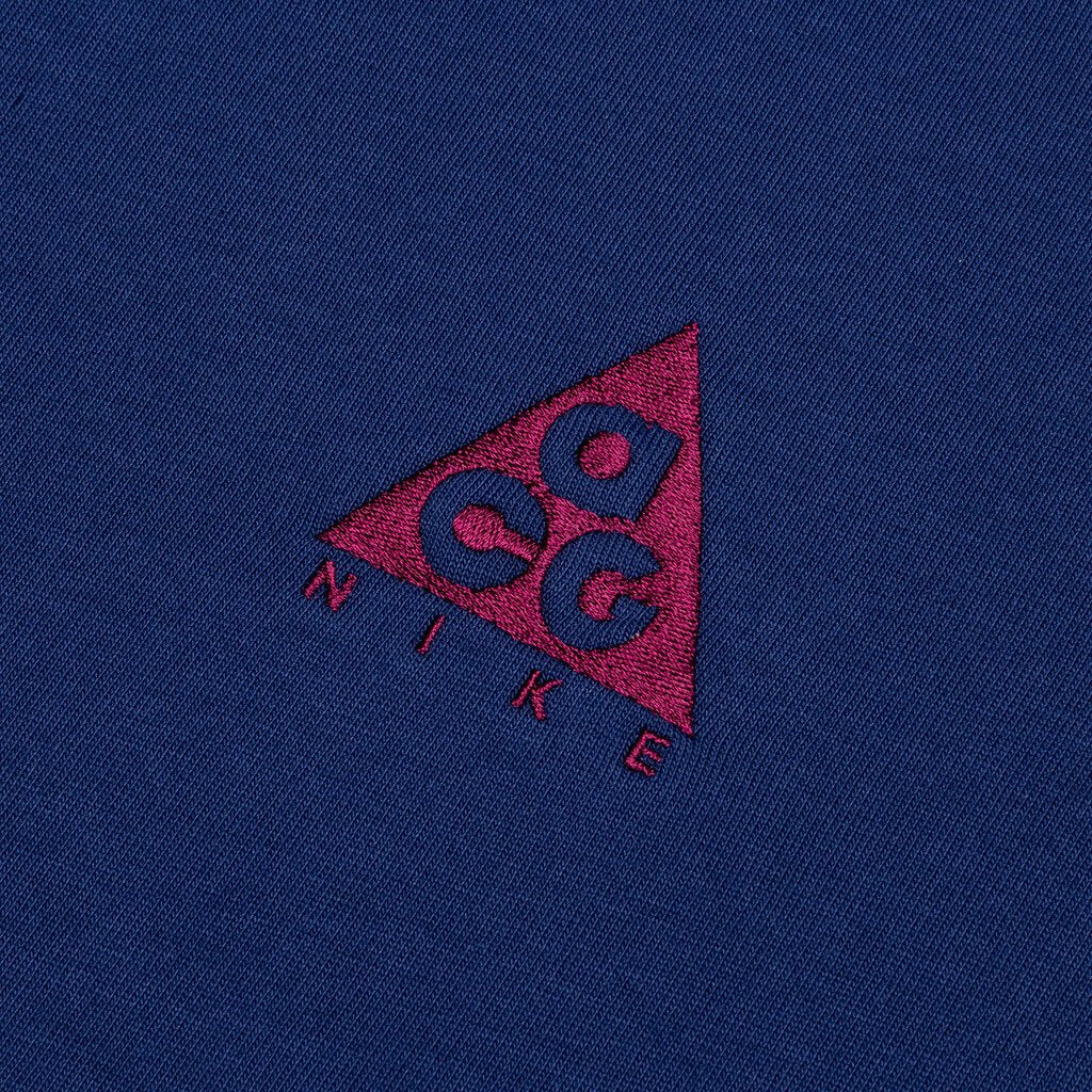 ACG Logo S/S Shirt - Blue Void/Dark Beetroot