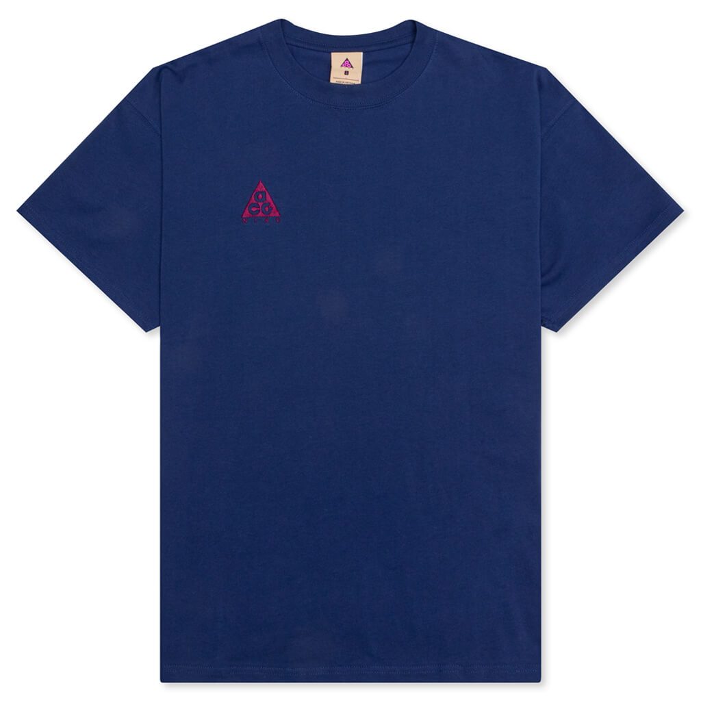 ACG Logo S/S Shirt - Blue Void/Dark Beetroot