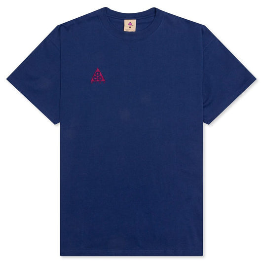 ACG Logo S/S Shirt - Blue Void/Dark Beetroot