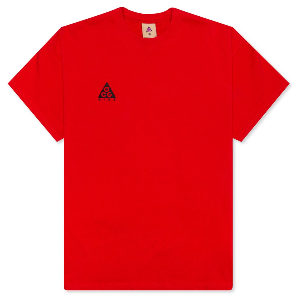 ACG Logo S/S Shirt - University Red/Black