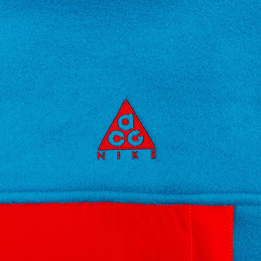 ACG Microfleece Jacket - Blue/Habanero Red