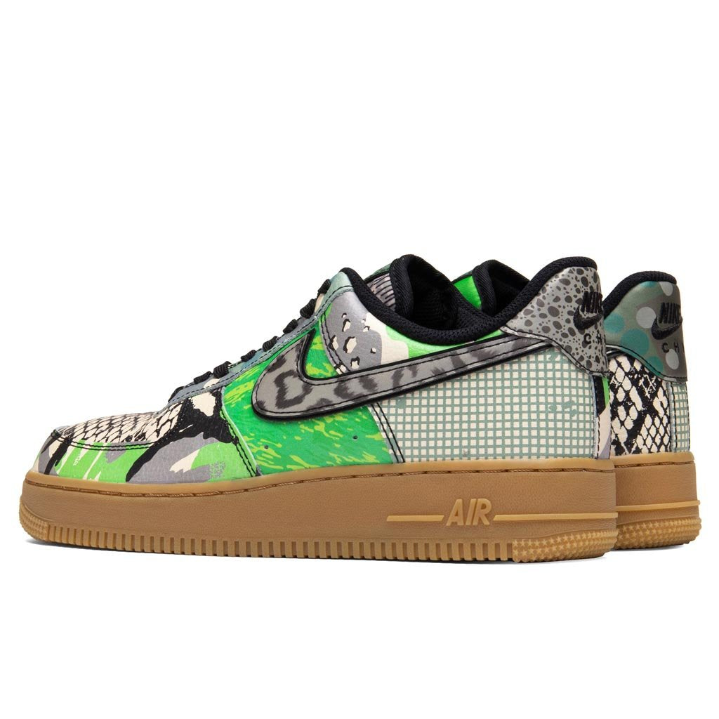 Air Force 1 '07 "City of Dreams" - Black/Green Spark
