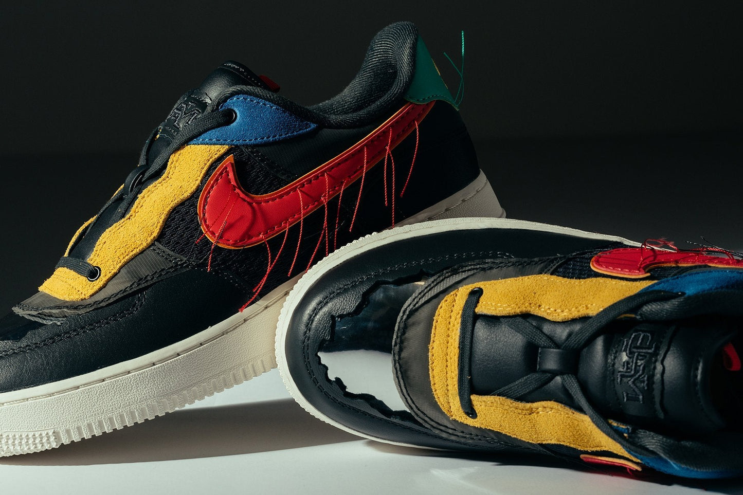 Air Force 1 Low BHM - Dark Smoke Grey/Track Red