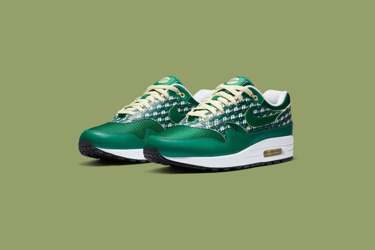Air Max 1 Premium "Limeade" - Pine Green/True White