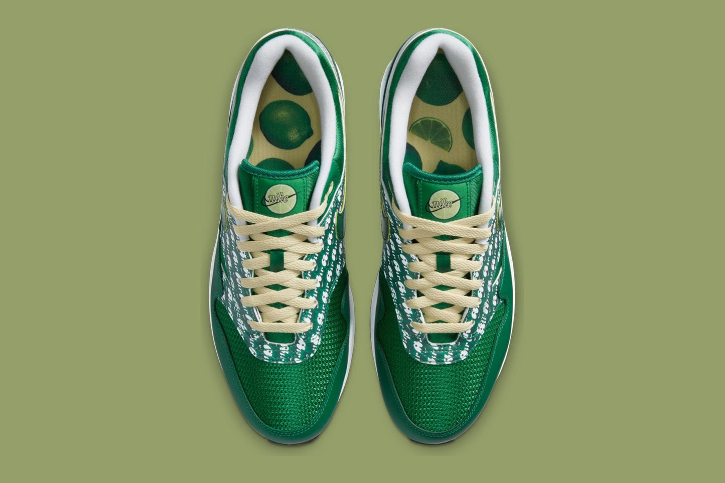 Air Max 1 Premium "Limeade" - Pine Green/True White