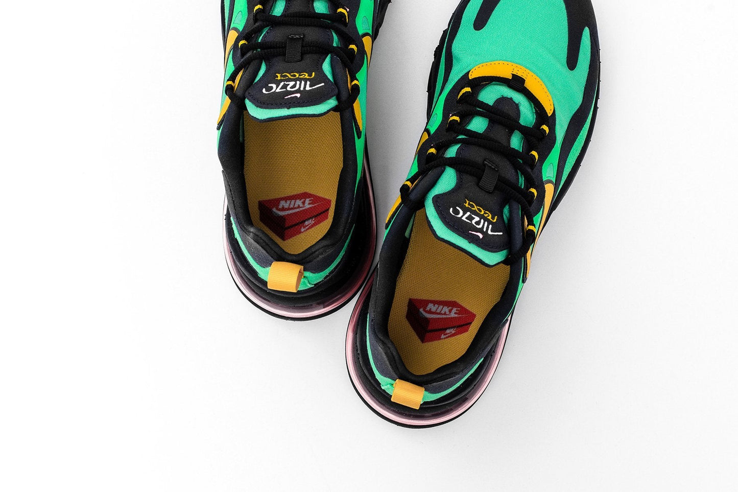 Air Max 270 React - Electro Green/Yellow Ochre/Obsidian