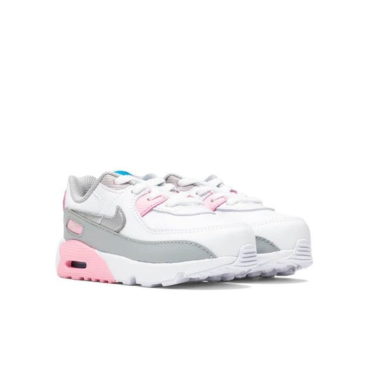 Air Max 90 LTR (TD) - Light Smoke Grey/Metallic Silver/White/Pink