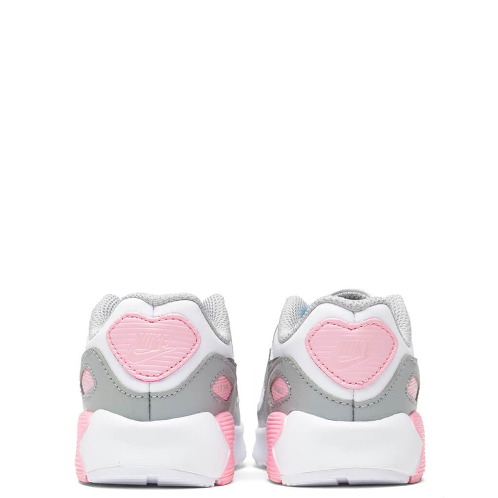 Air Max 90 LTR (TD) - Light Smoke Grey/Metallic Silver/White/Pink