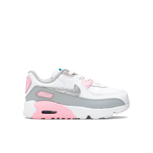 Air Max 90 LTR (TD) - Light Smoke Grey/Metallic Silver/White/Pink