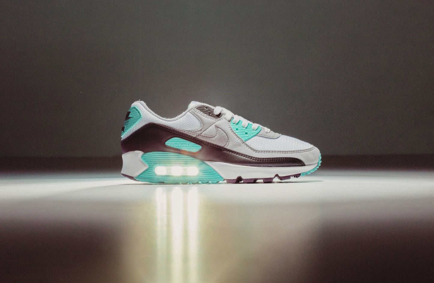 Air Max 90 - White/Particle Grey/Hypher Turq/Black