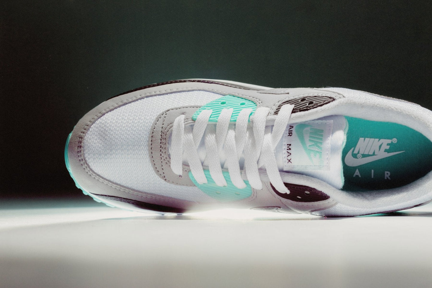 Air Max 90 - White/Particle Grey/Hypher Turq/Black