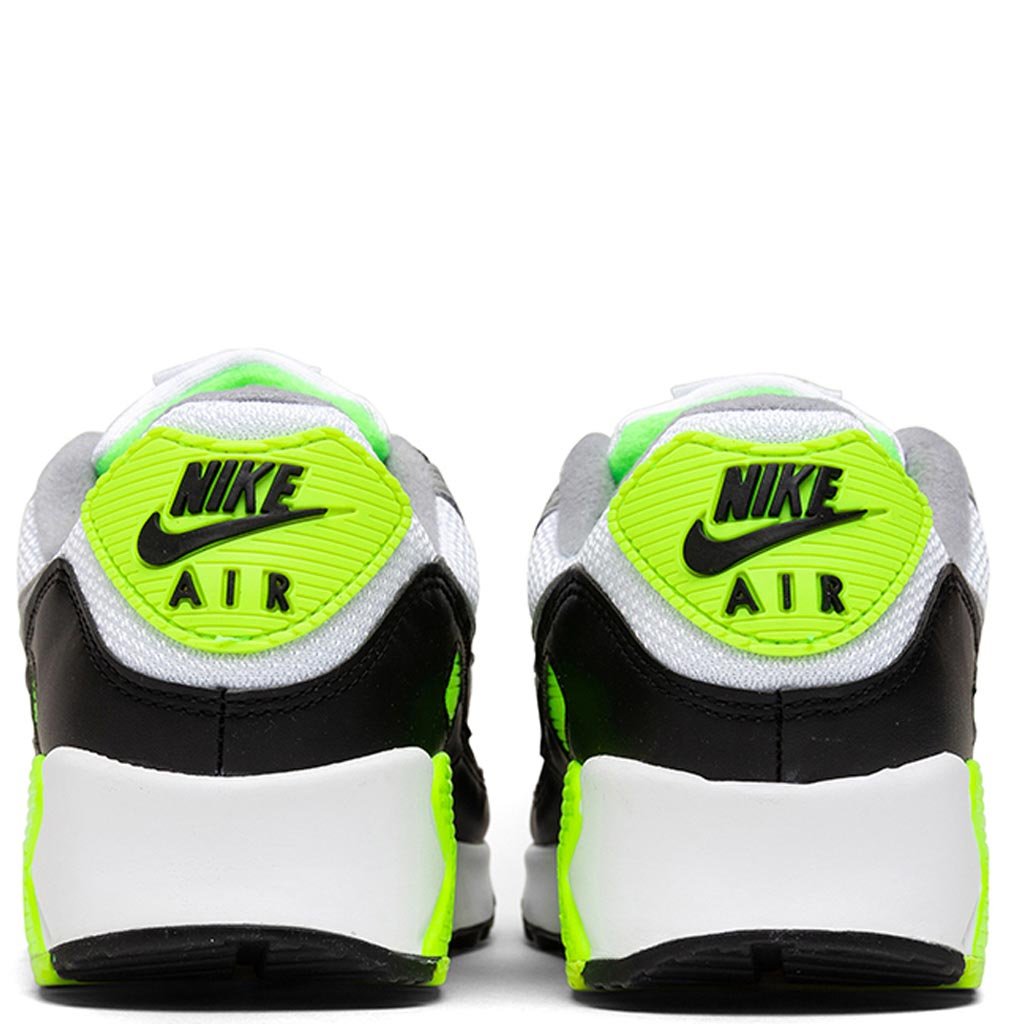 Air Max 90 - White/Particle Grey/Volt/Black