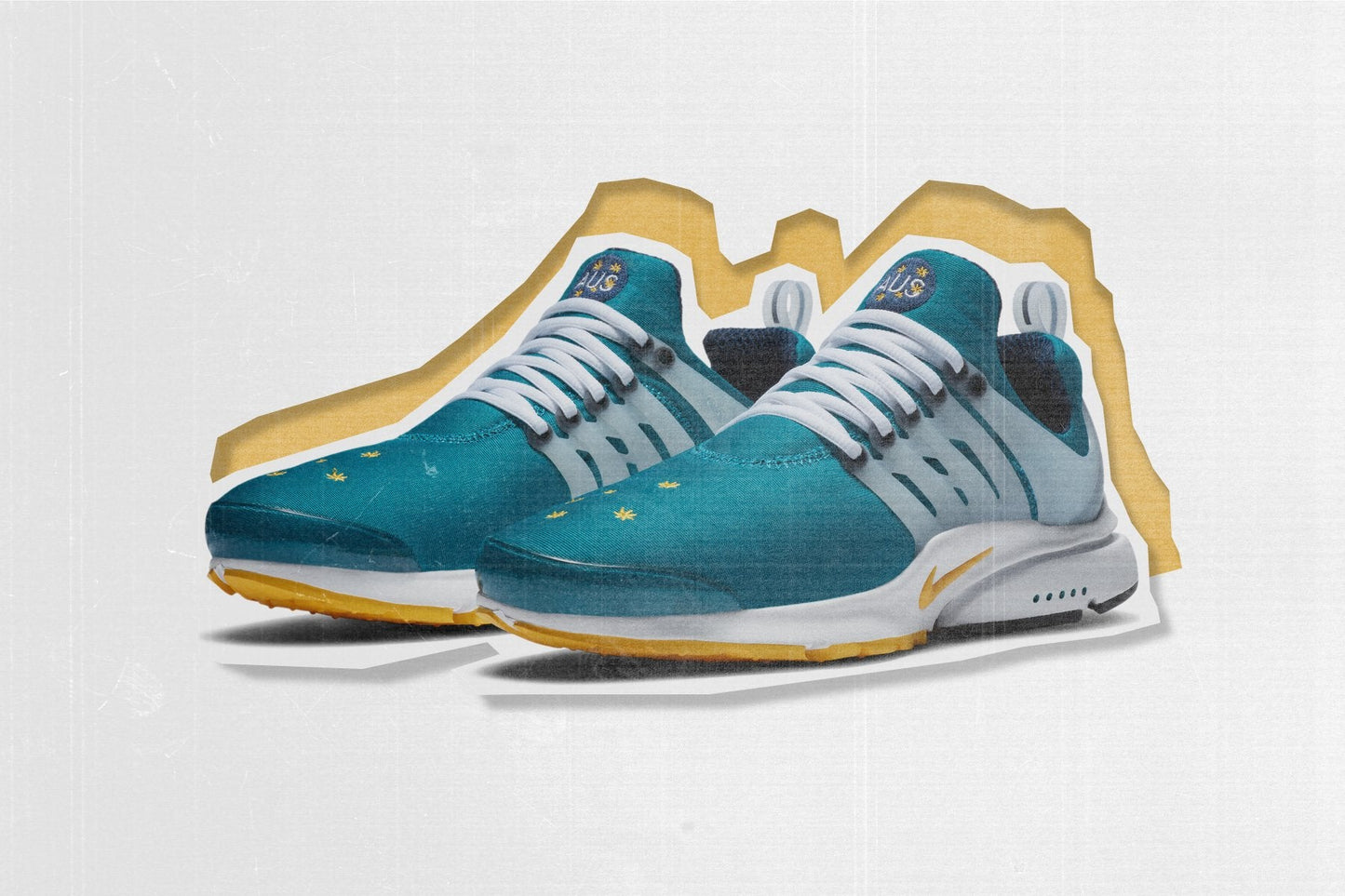 Air Presto "Australia" - Fresh Water/Varsity Maize