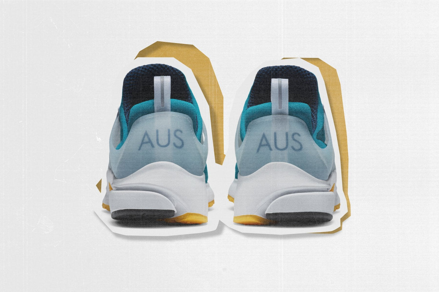Air Presto "Australia" - Fresh Water/Varsity Maize