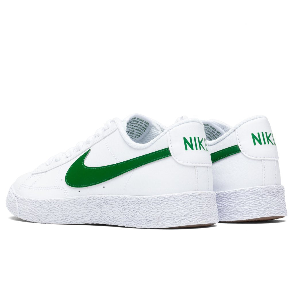 Blazer Low (GS) - White/Forest Green