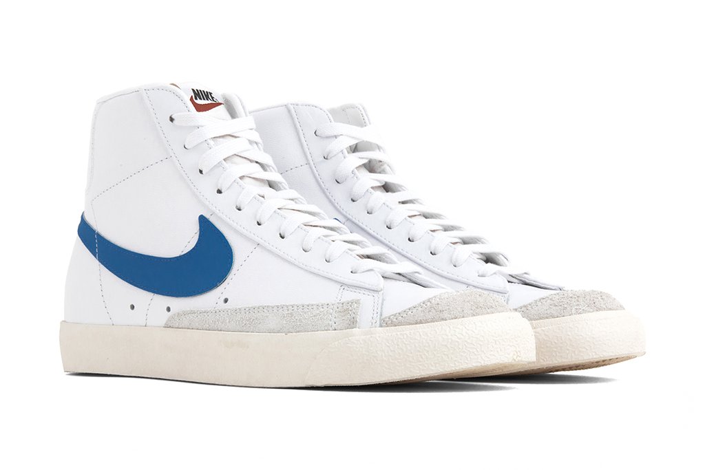 Blazer Mid '77 Vintage - Pacific Blue/Sail-White