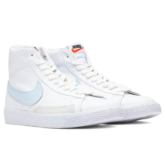 Blazer Mid (GS) - White/Celestine Blue
