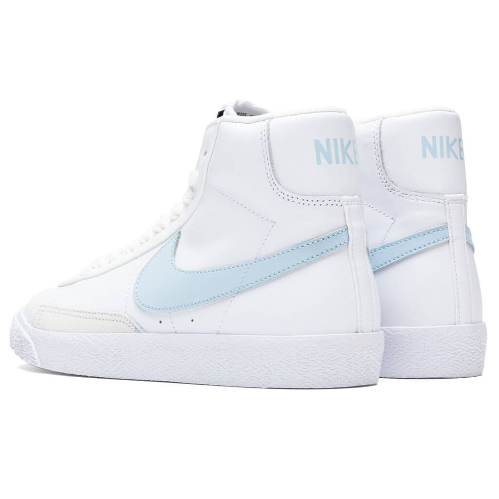 Blazer Mid (GS) - White/Celestine Blue