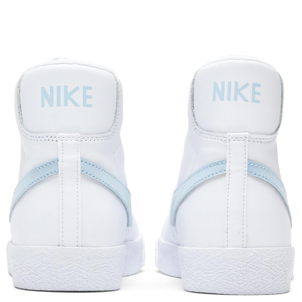 Blazer Mid (GS) - White/Celestine Blue