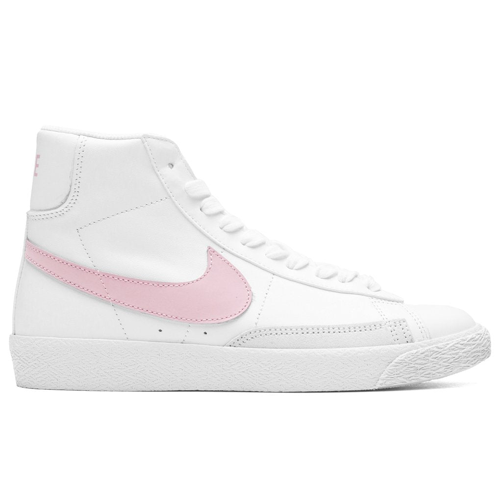 Blazer Mid (GS) - White/Pink Foam
