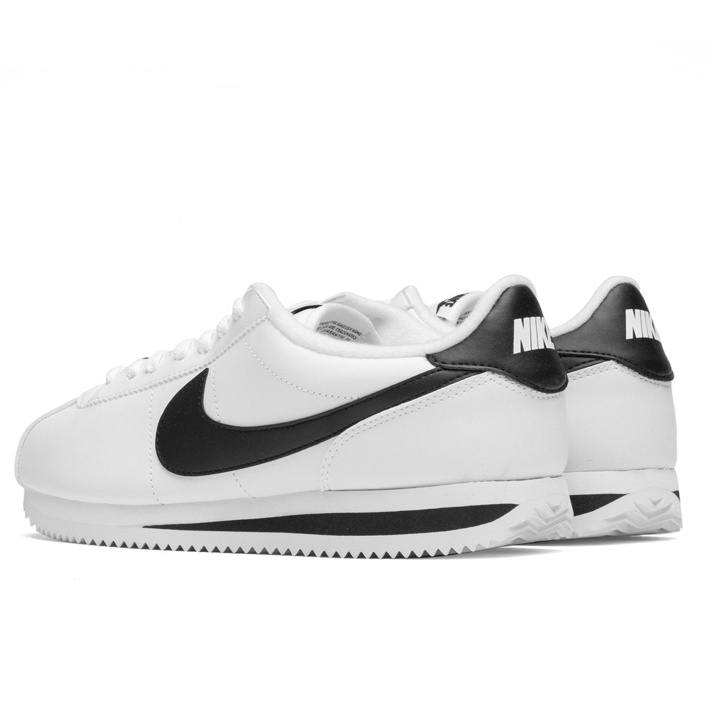 Cortez Basic - White/Metallic Silver