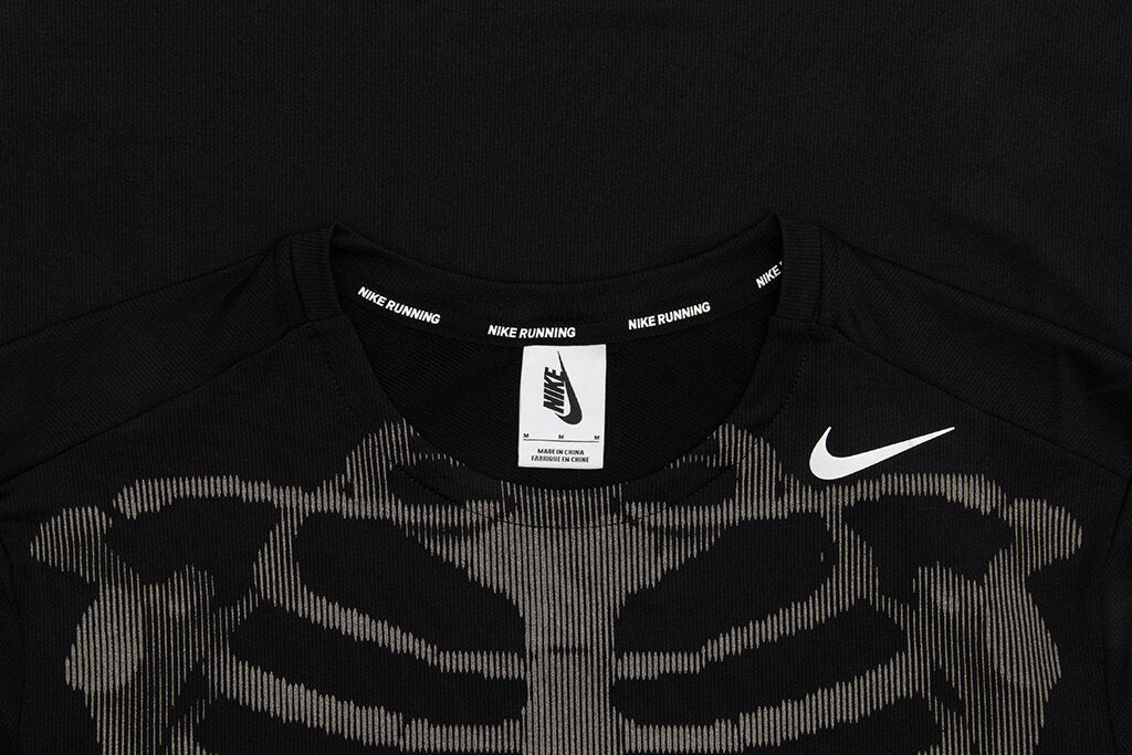 LAB Skeleton Long Sleeve Top - Black