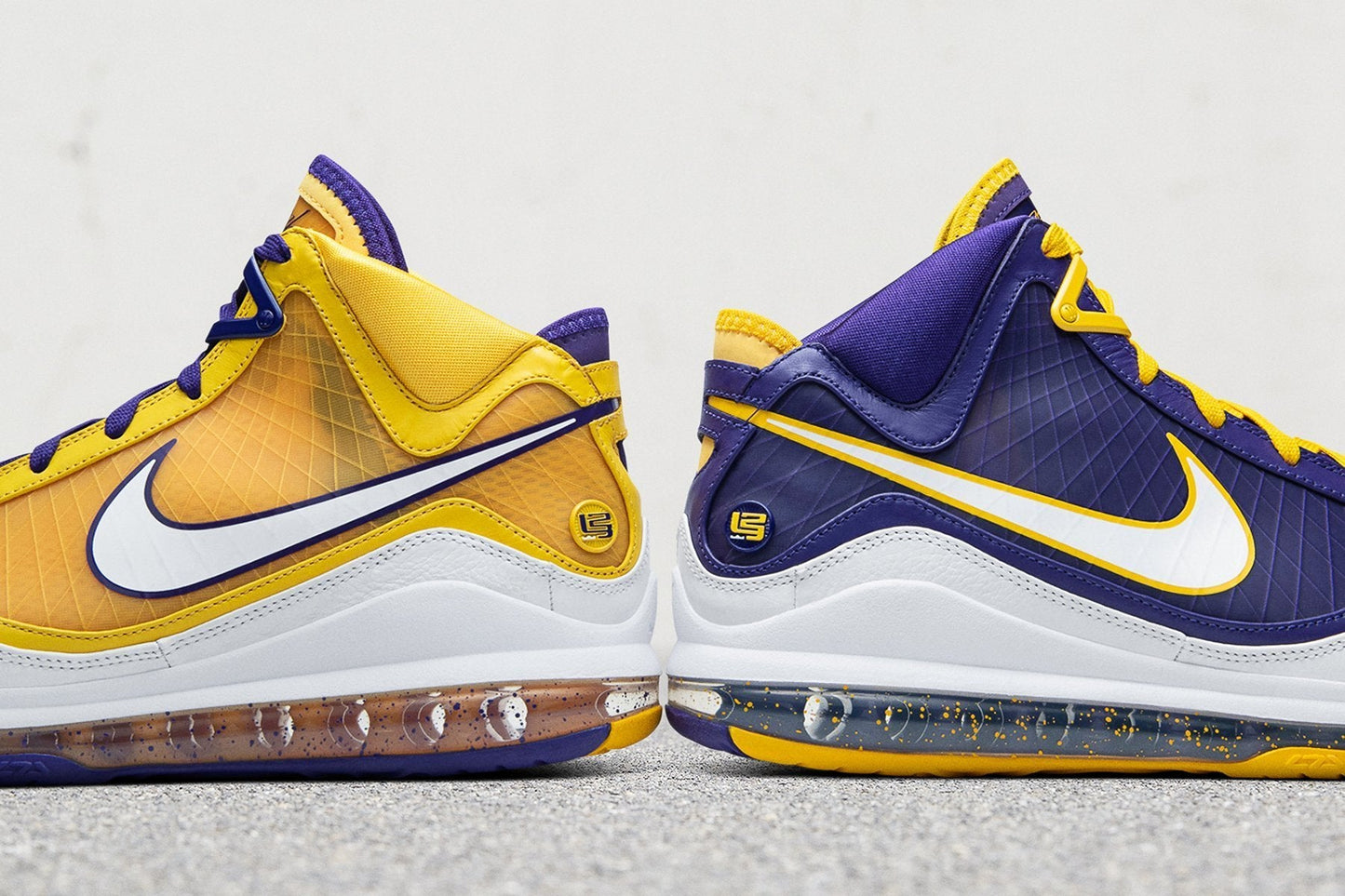 LeBron 7 QS "Media Day" - Court Purple/Amarillo