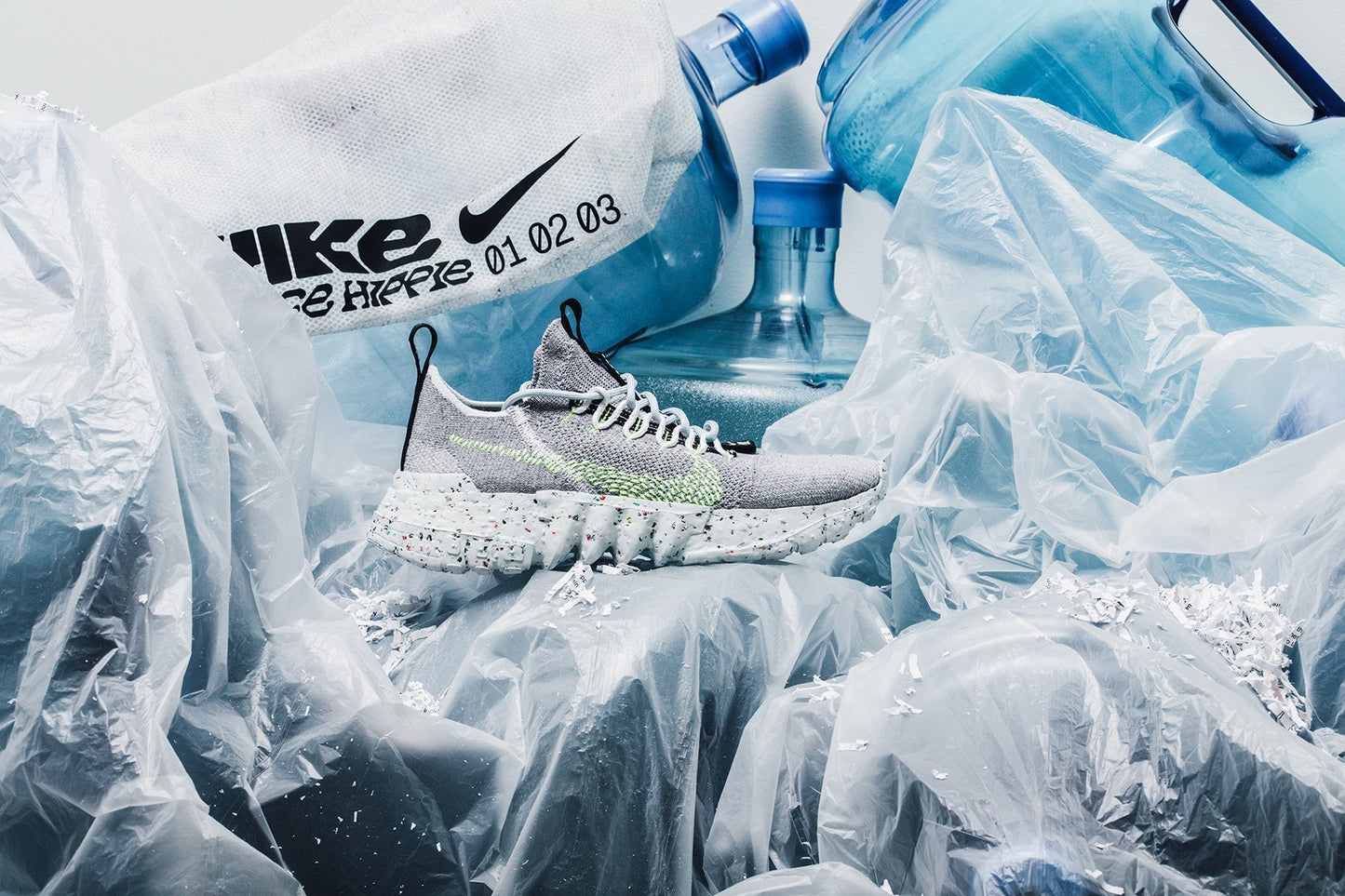 Space Hippie 01 "This is Trash" - Grey/Volt Glow