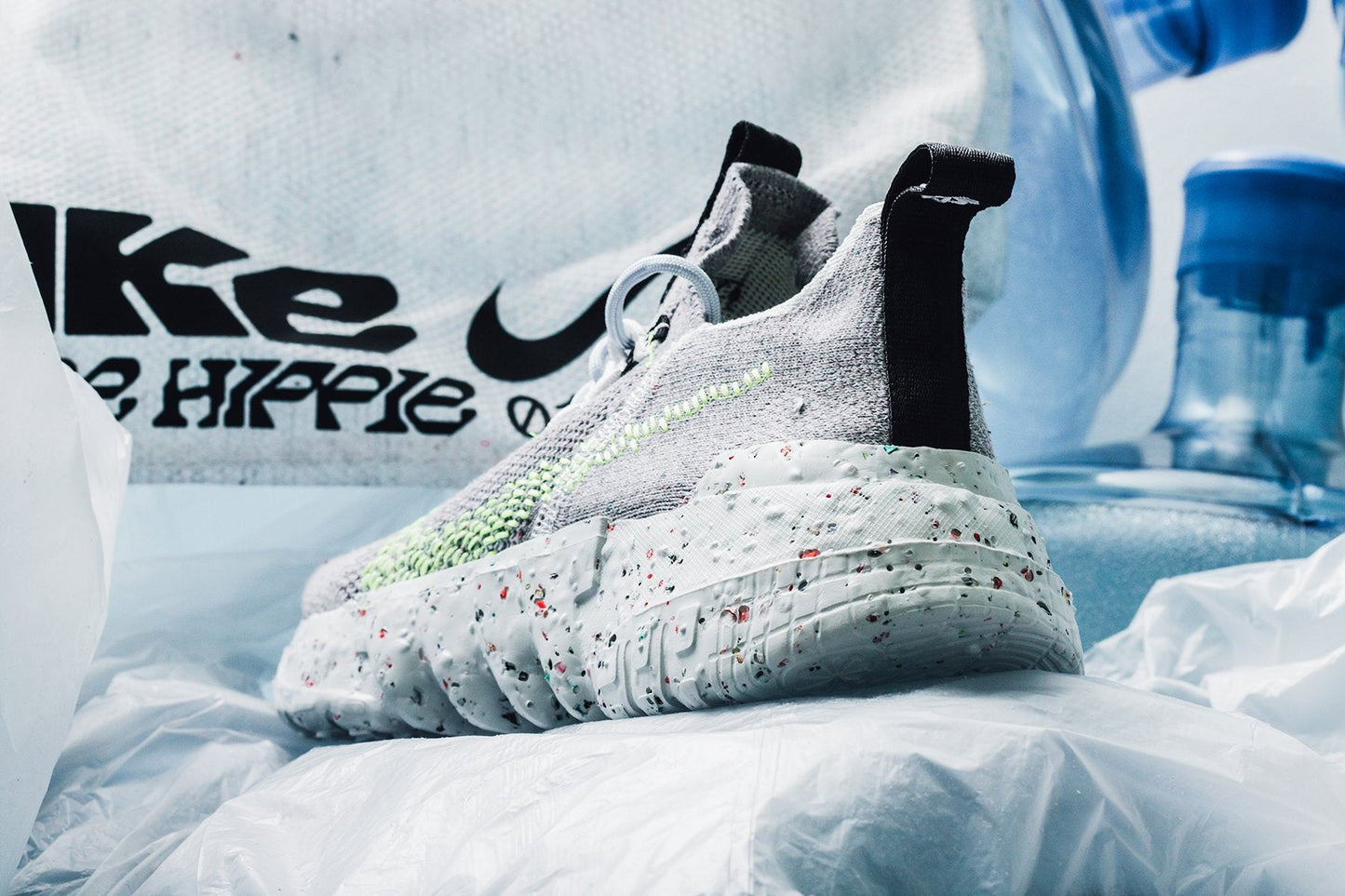 Space Hippie 01 "This is Trash" - Grey/Volt Glow