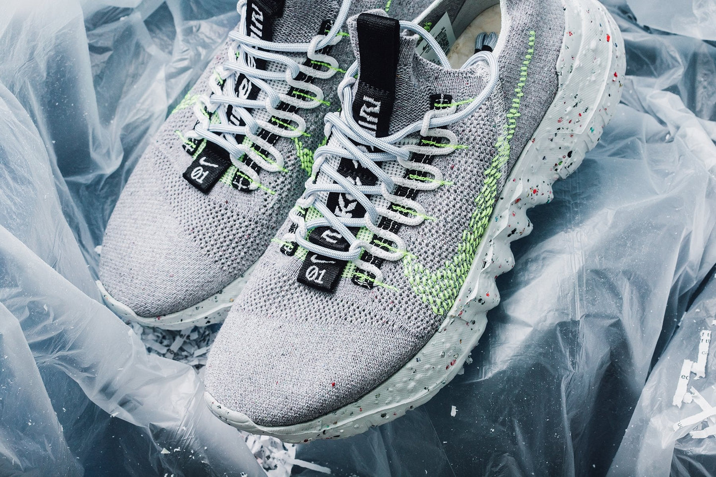 Space Hippie 01 "This is Trash" - Grey/Volt Glow