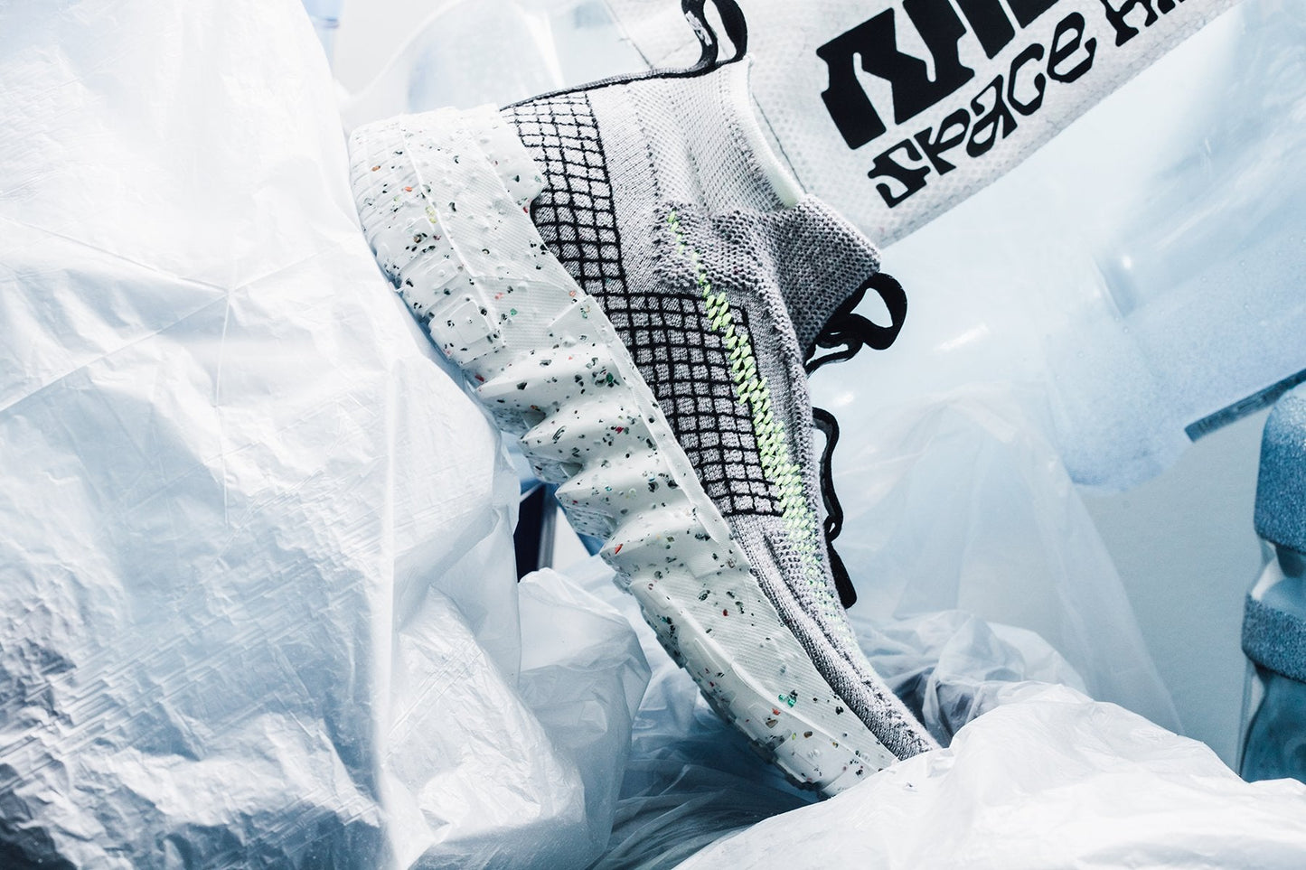 Space Hippie 02 "This is Trash" - Grey/Volt Glow