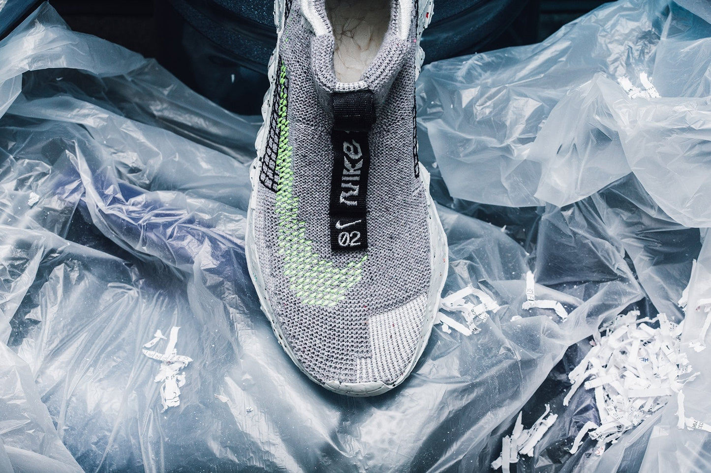 Space Hippie 02 "This is Trash" - Grey/Volt Glow