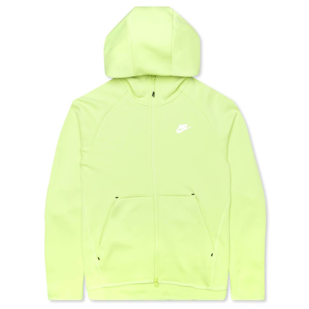 Sportswear Tech Fleece Full-Zip Hoodie - Limelight/White