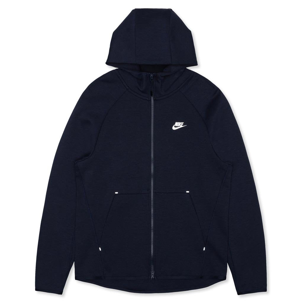 Sportswear Tech Fleece Full-Zip Hoodie - Obsidian/White